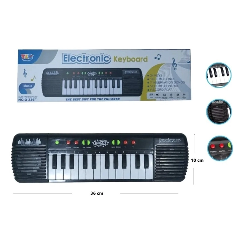 PACK X 3 PIANO CHICO 24 TECLASINSTRUMENTO MUSICAL DE JUGUETE - 5