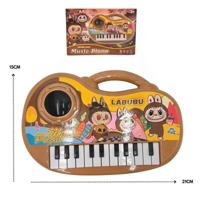 PACK X 3 PIANO LABUBU INSTRUMENTO MUSICAL DE JUGUETE - 2