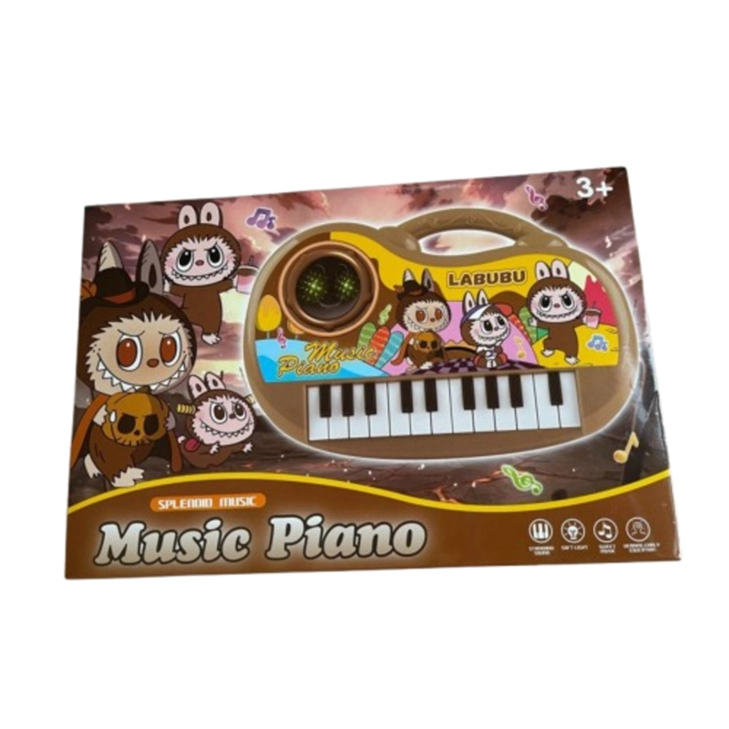 PACK X 3 PIANO LABUBU INSTRUMENTO MUSICAL DE JUGUETE - 3
