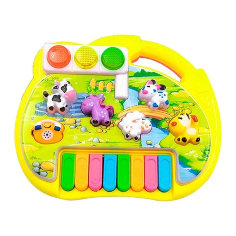 PACK X 3 PIANO CARICATURA SEMAFORO ANIMALES - 1