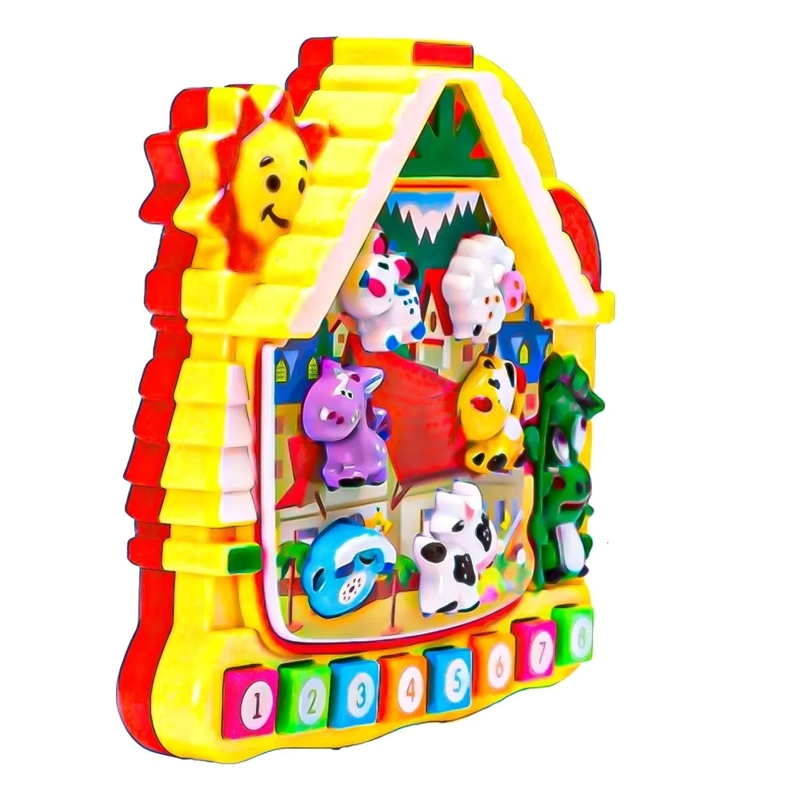 PACK X 3 PIANO CARICATURA CASITA SOL ANIMALES - 1