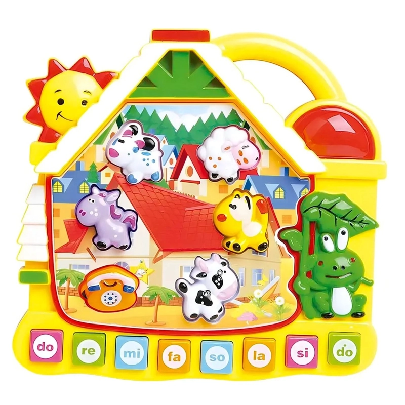 PACK X 3 PIANO CARICATURA CASITA SOL ANIMALES - 3
