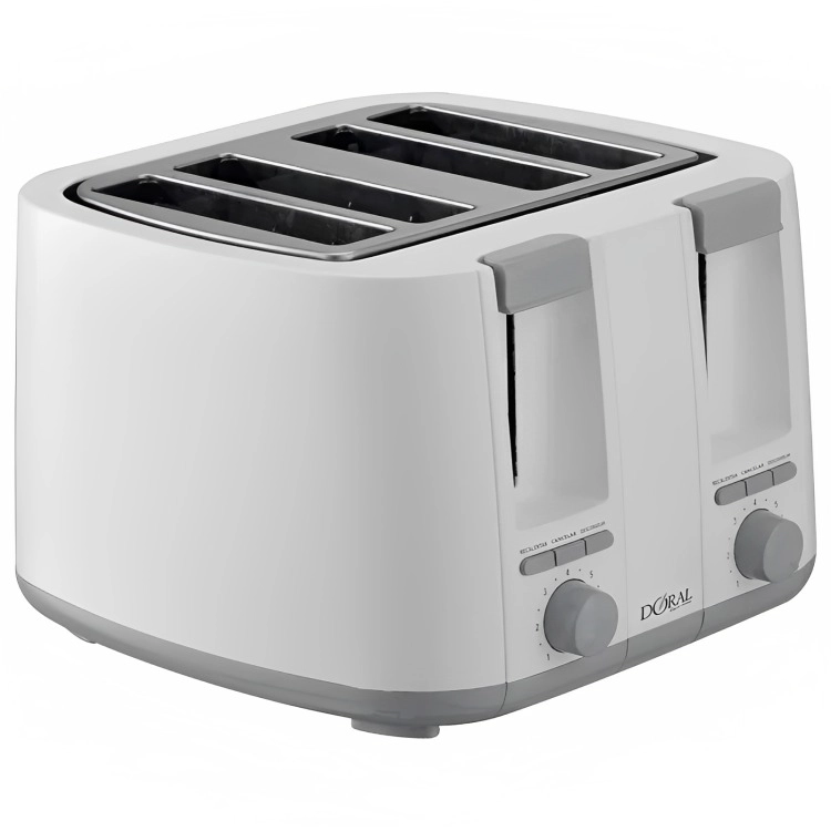 TOSTADOR ELE CTRICO 4 REBANADAS BLANCO TOSCANA FT4003-T DORAL - 3