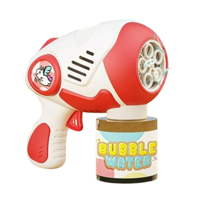 PACK X 3 JUGUETE LANZA BURBUJA UNICORNIO ROJO - 2