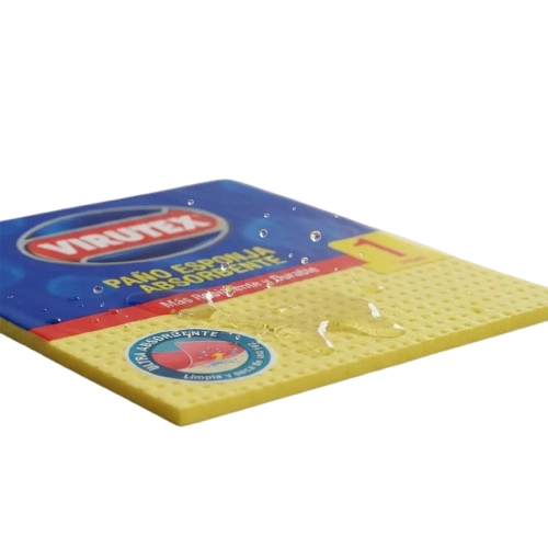 PACK X 4 PAÑO ESPONJA ULTRA ABSORBENTE 1 UND – VIRUTEX - 1
