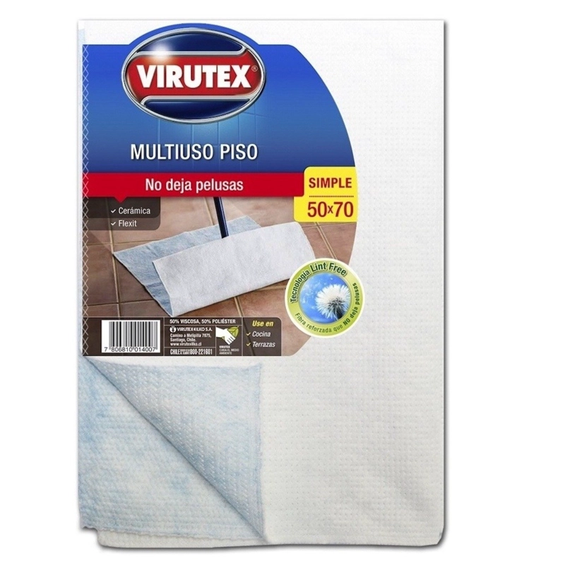 PACK X 4 TRAPERO DE ALGODON SIMPLE 50×70 – VIRUTEX - 3