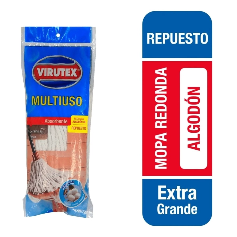REPUESTO MOPA REDONDA EXTRA GRANDE – VIRUTEX - 2