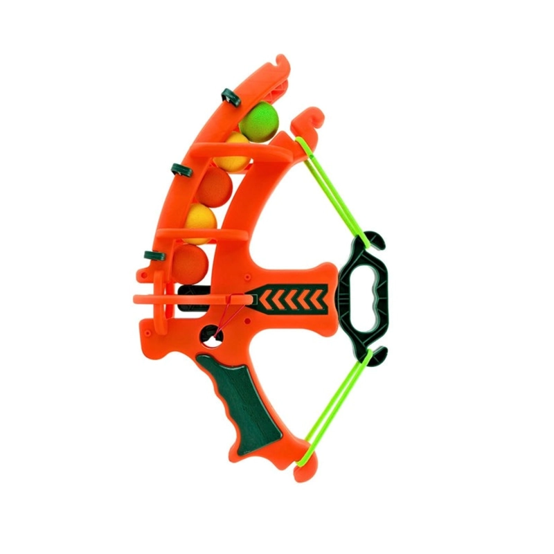 JUGUETE ARCO LANZADOR DE BOLAS TIRO AL BLANCO NARANJA - 3