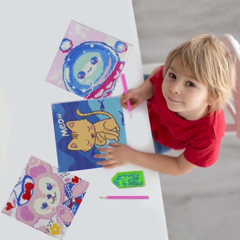 PACK X 4 PINTURA DIAMANTE 2 PERRITOS - 1