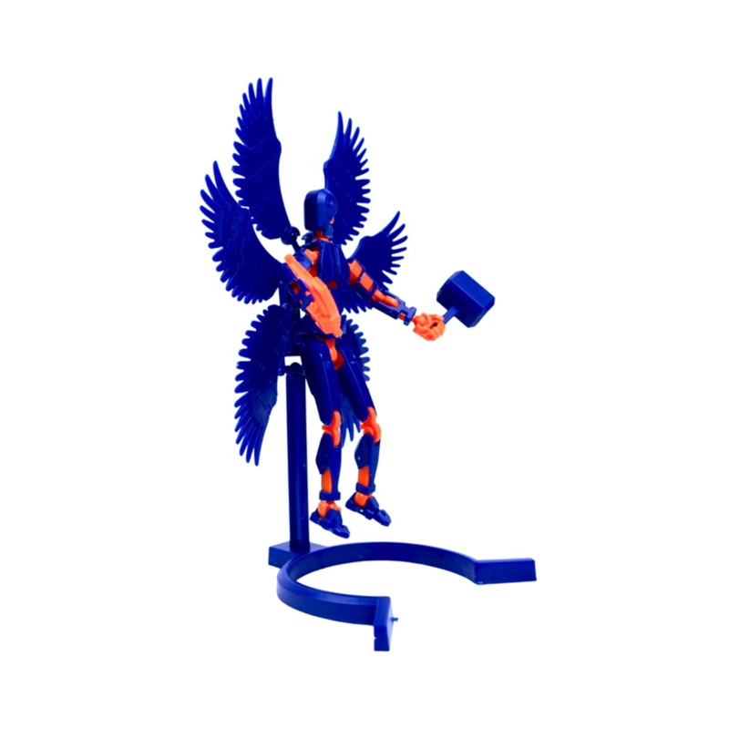FIGURA DE ACCION ARTICULADO DUMMY 13 DIY AZUL - 1