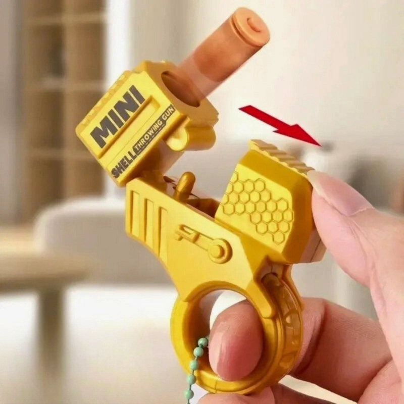 JUGUETE FIDGET MINI LANZADOR ANTI ESTRE S DORADO - 5