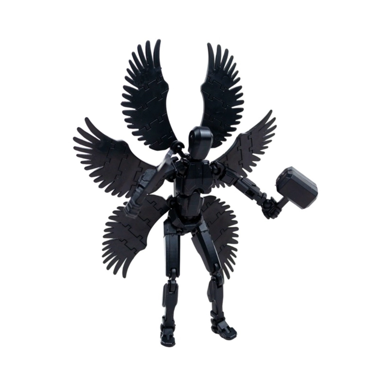 FIGURA DE ACCION ARTICULADO DUMMY 13 DIY NEGRO - 1