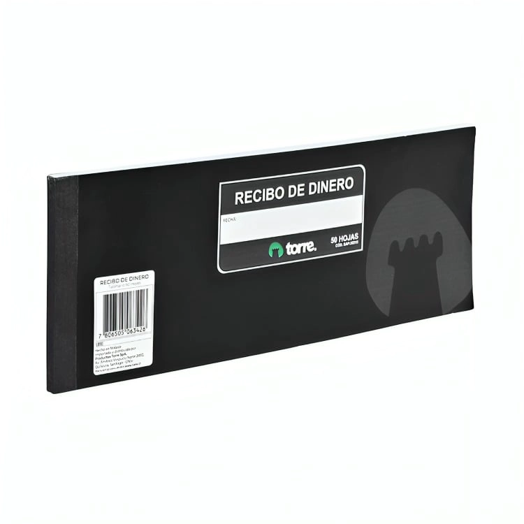 PACK 4 FORMULARIOS RECIBO DE DINERO 50 HOJAS – TORRE - 2