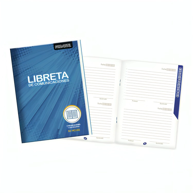 PACK 4 LIBRETA DE COMUNICACIONES – PROARTE - 1