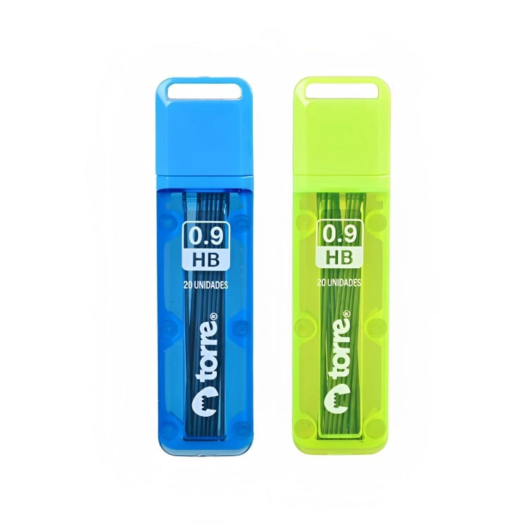 PACK 4 REPUESTO MINAS 0.9 MM. HB 20 UND. – TORRE - 1