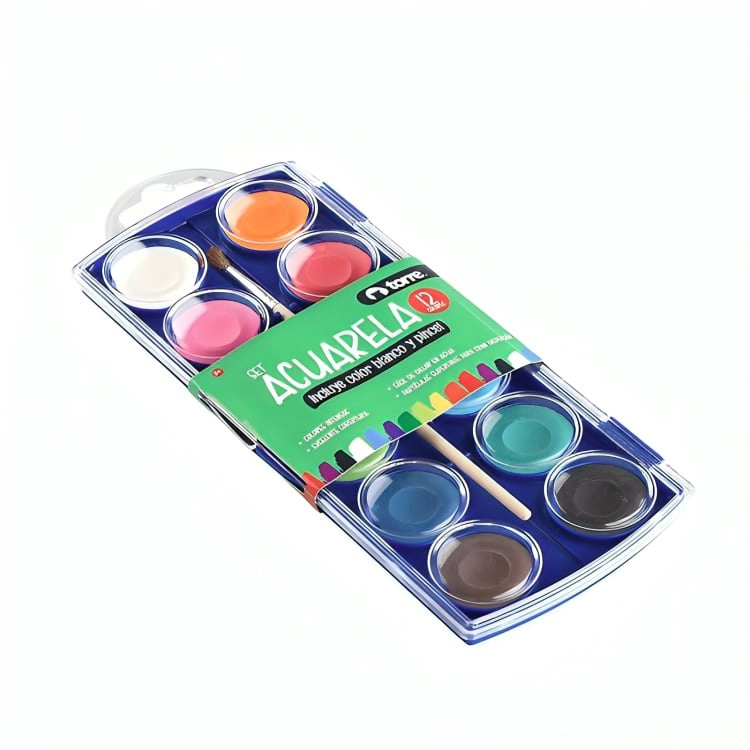 PACK 3 SET ACUARELA 12 COLORES – TORRE - 3