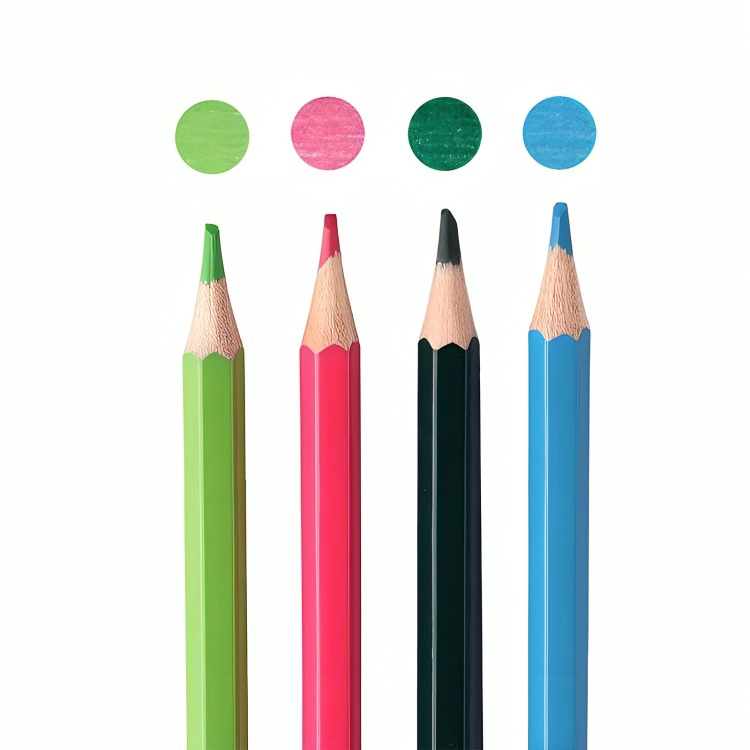 PACK 4 LAPICES 12 COLORES HEXAGONAL+ 3 LAPICES GRAFITOS PAPER MATE - 2