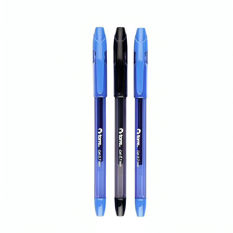 PACK 3 SET 3 BOLIGRAFO GEL QUICK DRY 0,7 MM – TORRE - 1