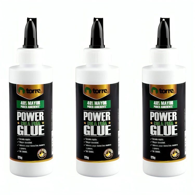 PACK 4  COLA FRIA POWER GLUE 125GR - 3