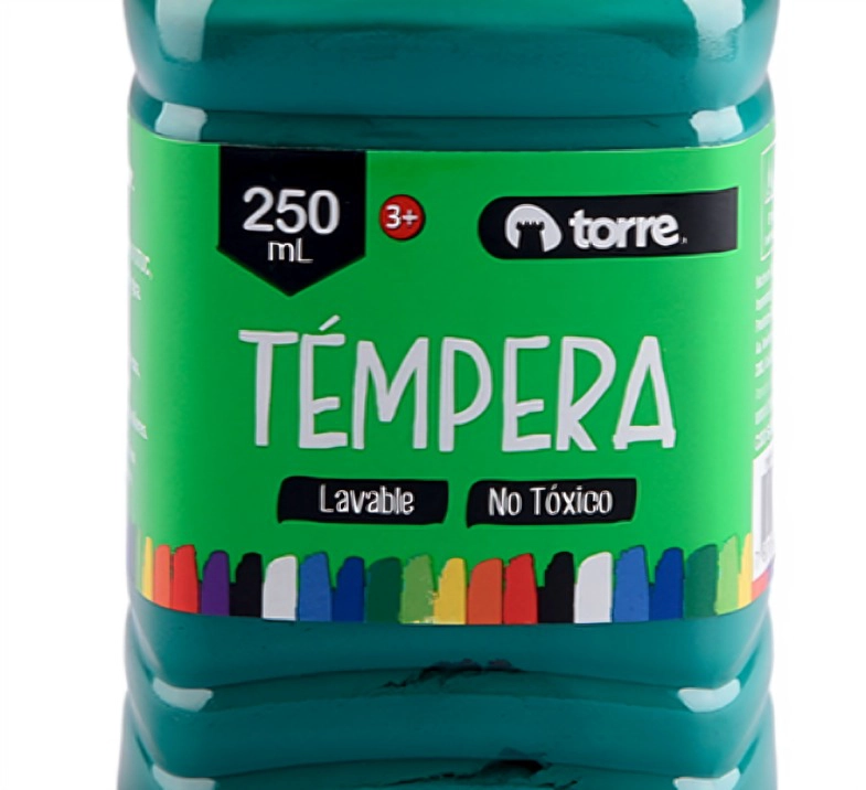PACK 3 TE MPERA 250 ML / VERDE – TORRE - 2