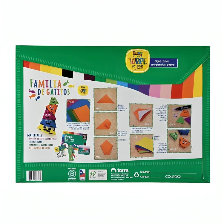 PACK 3 BOLSON PAPEL LUSTRE 20 HOJAS – TORRE - 3