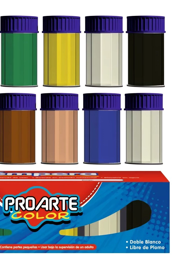 PACK 3 TE MPERA 12 COLORES – PROARTE - 2