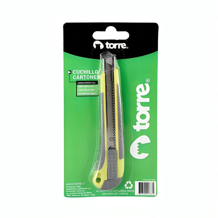 PACK 4 CUCHILLO CARTONERO CHICO CRIEL-GOMA - 1