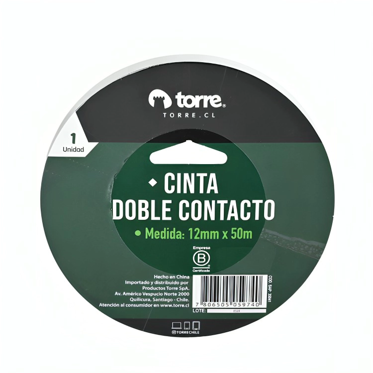 PACK 4 CINTA DOBLE CONTACTO TORRE - 3
