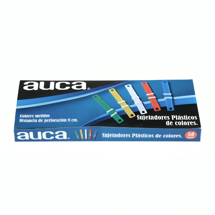 PACK 4 SUJETADORES PLASTICOS COLORES 50 UNID - 2