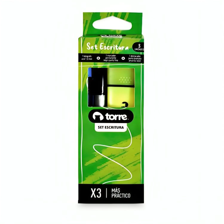PACK 3  DE SET ESCRITURA 3 UND – TORRE - 1