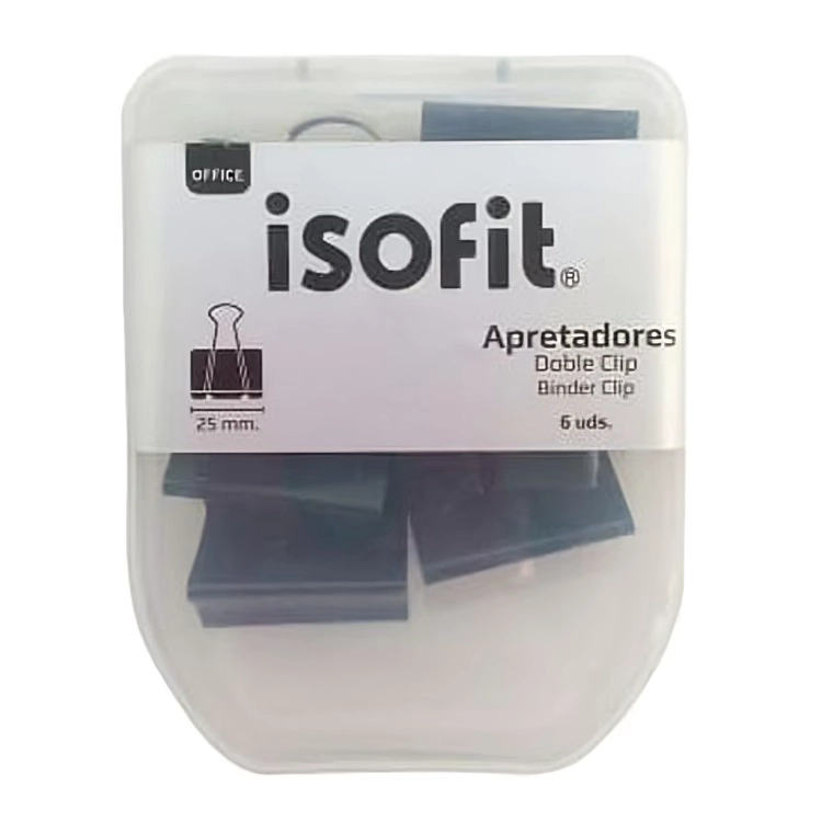 PACK 4 APRETADOR DSG CON PLASTICO 25 MM 6 UND – ISOFIT - 1