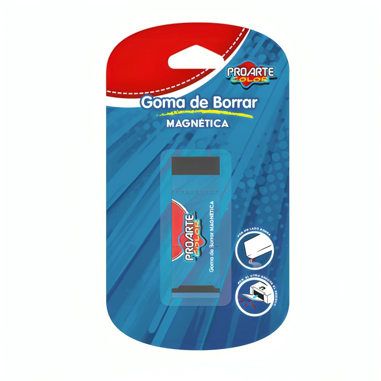 PACK 4 GOMA MAGNE TICA COLOR NEGRO – PROARTE - 1