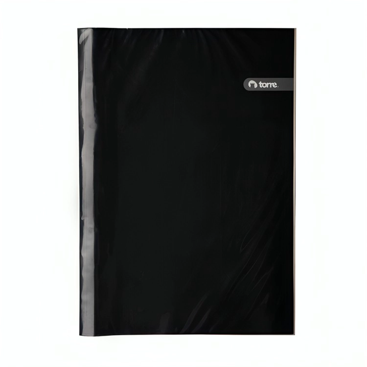 ARCHIVADOR PLASTIFICADO CON GUSANO / NEGRO – TORRE - 2