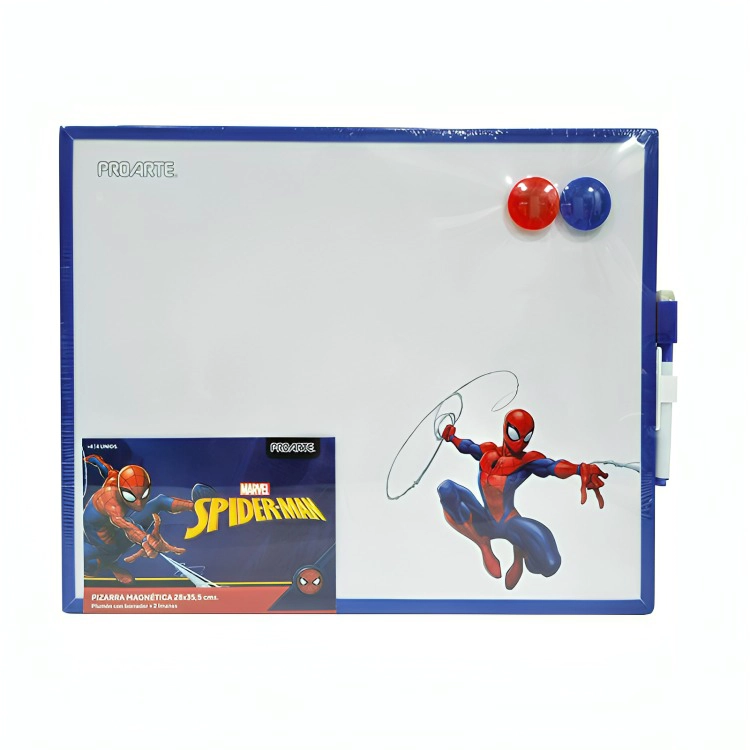 PIZARRA MAGNE TICA 28X35,5CMS. / SPIDERMAN – PROARTE - 1