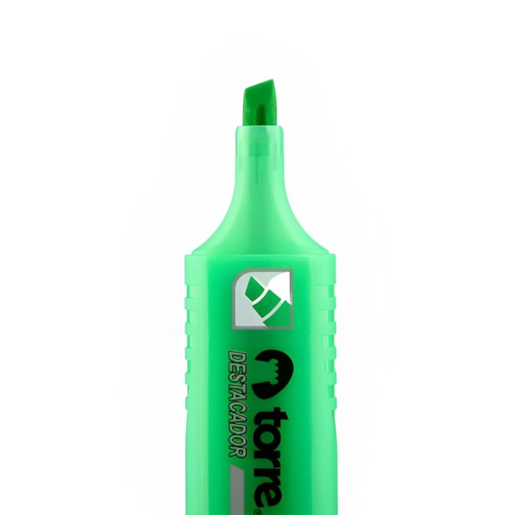 PACK 4 DESTACADOR PUNTA BISELADA PLANO VERDE – TORRE - 1
