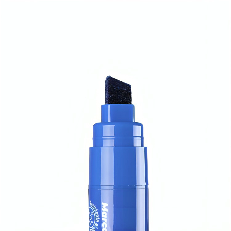 PACK 2 MARCADOR PERMANENTE PUNTA BISELADA 10 MM. / AZUL– TORRE - 2