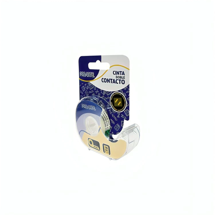 PACK 2 CINTA DOBLE CONTACTO C/DISPENSADOR 19MM. X10M. – PROARTE - 1