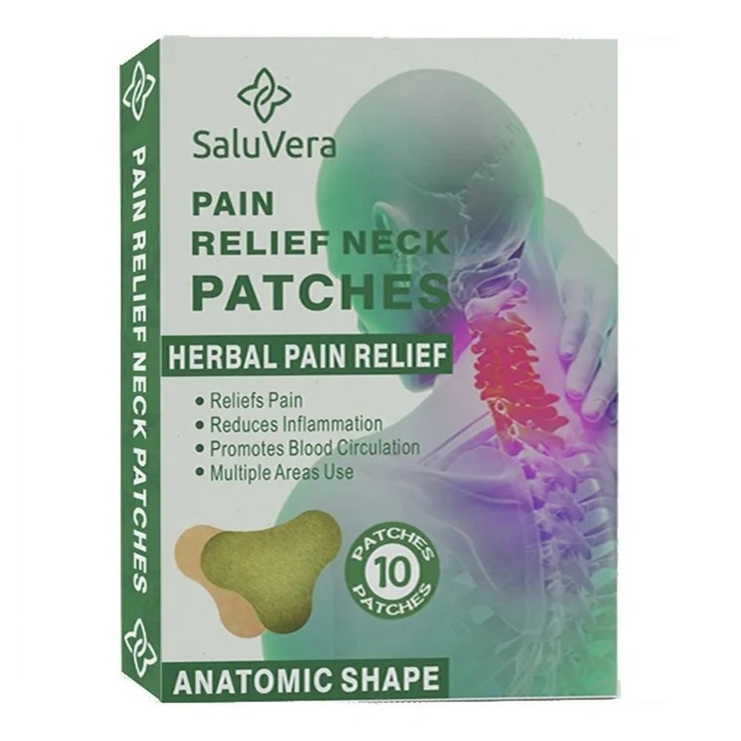 PACK X3 PARCHES DE 10 UNIDADES  PARA DOLOR CERVICAL / MUSCULAR - 4