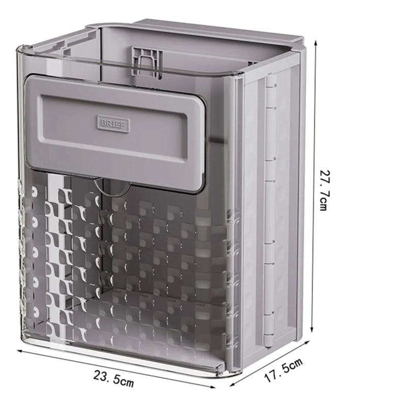 BOTE DE BASURA COLGANTE PARA COCINA MONTADO EN PARED - 2