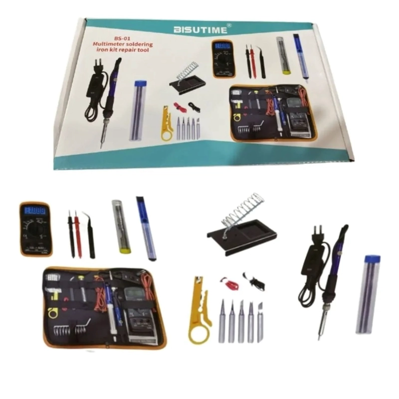 KIT SOLDADOR CAUTIN  REGULABLE MULTIMETRO - 1