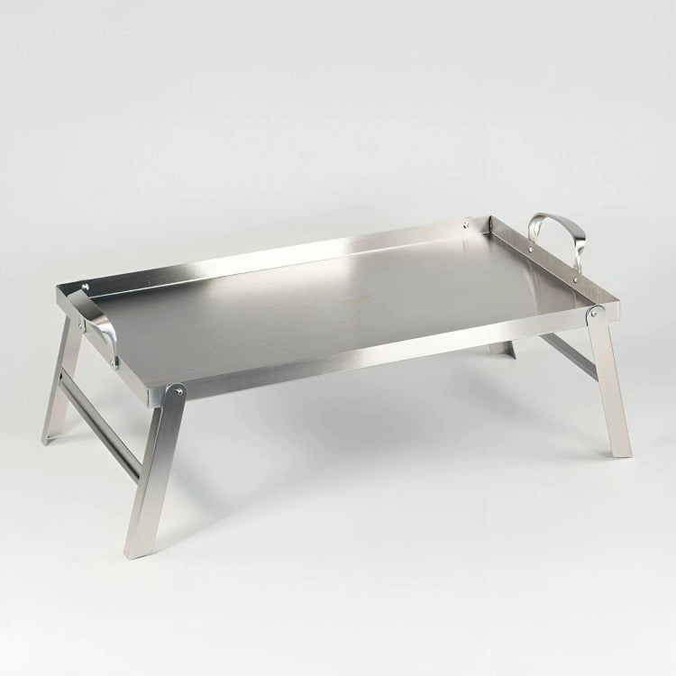 PLANCHA ACERO INOX + SOPORTE ALTURA 48X28X2 WAYU - 1