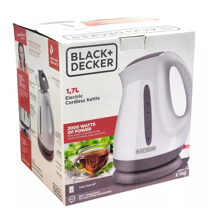 HERVIDOR INALAMBRICO BLACK AND DECKER 1.7 LTS JKC681-CL - 4