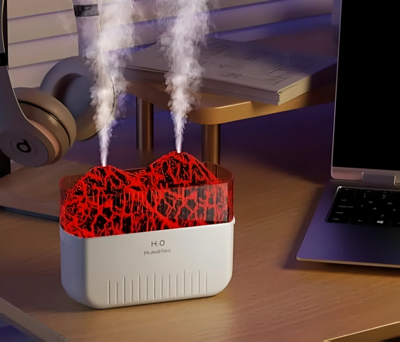 GENÉRICO HUMIDIFICADOR PORTATIL DOBLE TIPO VOLCAN