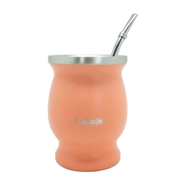 MATE CAJA HAMMERED 300 ML KEEP AMARILLO - 5