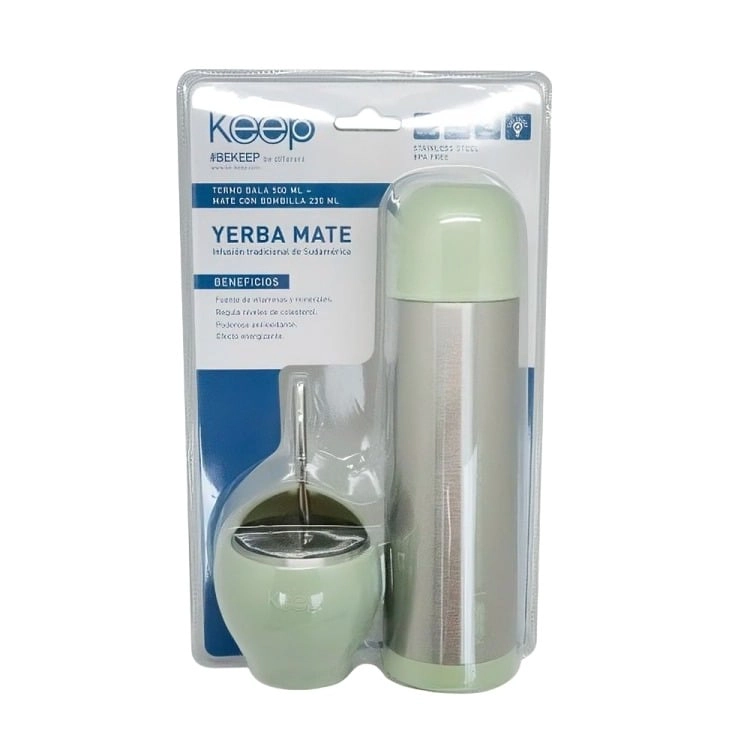 SET MATE + TERMO BALA KEEP VERDE - 3