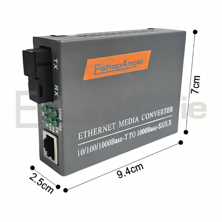 PAR CONVERTIDOR MEDIOS FIBRA OPTICA GIGABIT 10/100/1000 RJ45 - 1