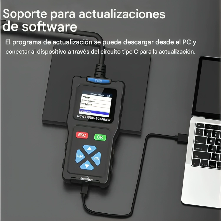 ESCANER AUTOMOTRIZ OBD2 T100 LECTOR DE CODIGOS MULTIMARCA - 1