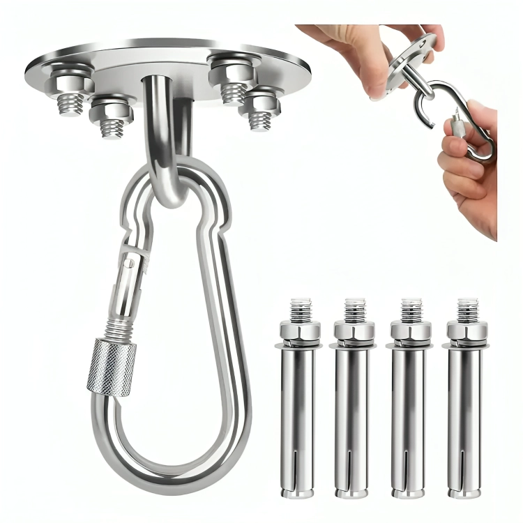 GANCHOS DE TECHO DE SUSPENSION ALTA CALIDAD PARA YOGA HAMACA - 2