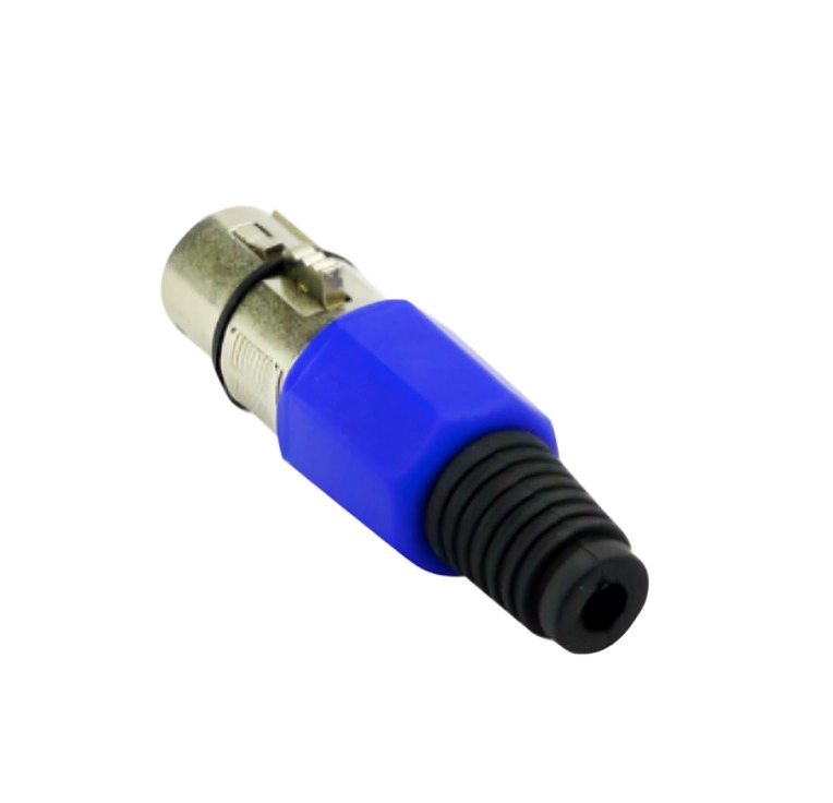 PACK 4 CONECTOR CANON HEMBRA ALTA CALIDAD - 1