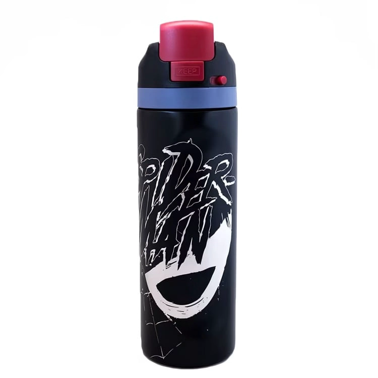 BOTELLA INSULADA FLASK 720 ML DE ACERO INOXIDABLE SPIDER-MAN PELICULA YA - 1